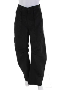 Lioness Womens Multi-Pocket High-Rise Straight Leg Cargo Pants Black Size S - Picture 1 of 6