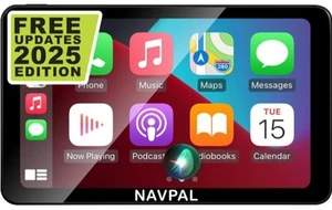 NAVPAL APPLE CARPLAY & ANDROID AUTO Wireless Portable Car Tablet - Picture 1 of 5