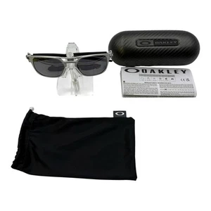 OAKLEY Latch Alpha Men's Polarized Sunglasses Matte Silver/Prizm OO4128-0153 - Picture 1 of 10