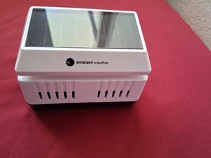 Ambient Weather Wireless outdoor Particulate Air Quality Sensor used WH42B solar - Picture 1 of 2