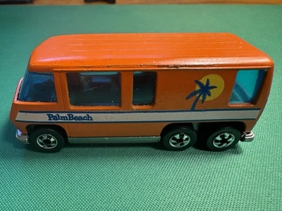 Autocaravana cámper Hot Wheels 1976 naranja Palm Beach GMC Hong Kong única de colección  Foto 1 de 4