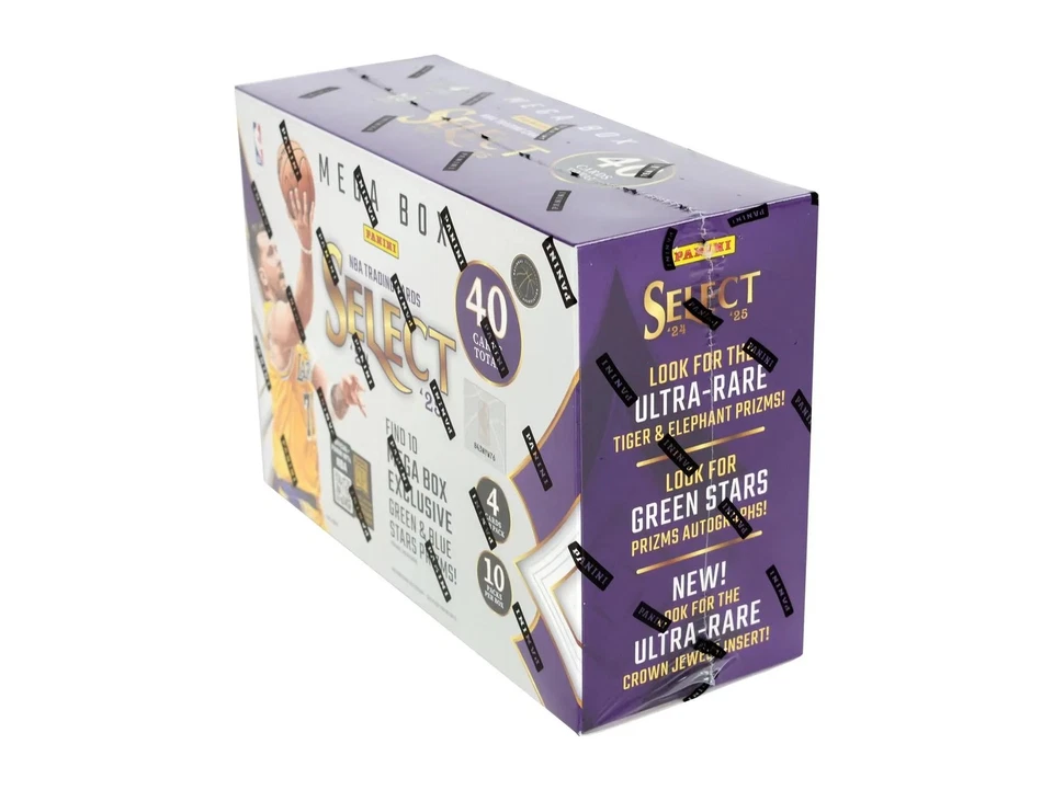 2024/25 Panini Select Basketball Mega Box look for red and blue plus auto