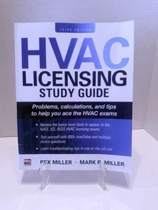 HVAC Licensing Study Guide, Third - Paperback, by Miller Rex; Miller Book - Picture 1 of 4