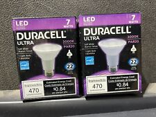Duracell Ultra LED 7 Watts Light Bulb Cool White 3000K Par20 - 2 Pack
