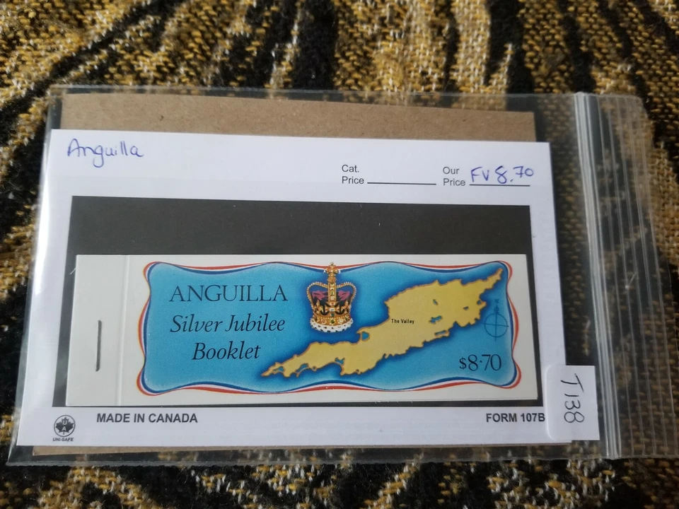 Stamp Booklet - Anguilla 1977 Silver Jubilee of Queen Elizabeth II - T138 - Image 1 of 1
