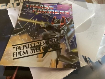 Transformers G1 Reinforcements from Cybertron Insert, Mail-In 1985 Near Mint! - Image 1 of 2