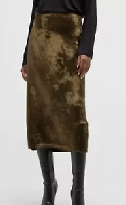 Vince Panne Pullover Midirock Größe S braun 495,00 $ - Bild 1 von 6