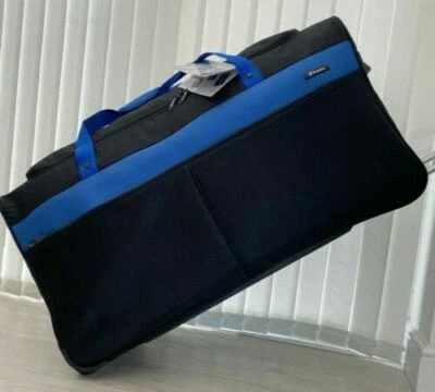 Extra Large XL Wheeled Travel Luggage Trolley Holdall Suitcase Case Bag Wheels - Image 1 of 4