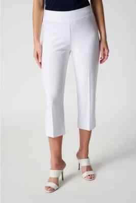 Pantalones capri Joseph Ribkoff C143105G vainilla con aberturas inferiores Foto 1 de 4