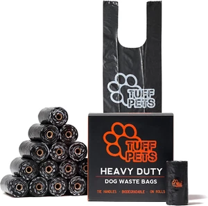 Tuff Pets Extra Stark Kotbeutel Für Hunde Mit Griffen | Hundekotbeutel Biologisc - Bild 1 von 12
