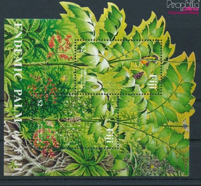 Selos fiji-Ilhas 2002 Mi Block40 (edição completa) desmontados em perfeito estado / (10567420 - Imagem 1 de 1