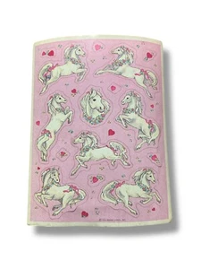 Vintage 80’s Hallmark UNICORN Sticker Sheet - Picture 1 of 6