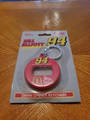 Atlas Legends Of Racing Bill Elliott #94 Drink Opener Keychain New  1997 - Image 1 of 4
