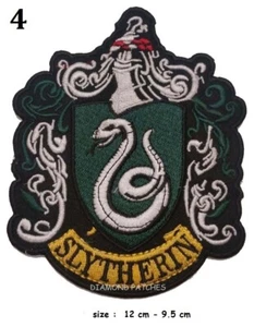 Slytherin large embroidery patch iron sew on movie fashion badge Harry potter - Picture 1 of 2