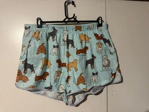 Womens PETER ALEXANDER Dog Print Sleep Shorts - Size XL (T31) - Picture 1 of 3