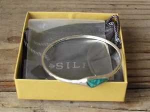 NEW SILPADA B3012 Sterling Silver Encore Patina Bangle Hammered Bracelet NIB 925 - Picture 1 of 21