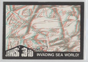 1983 Topps Jaws 3-D Invading Sea World! #34 1g9