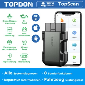 TOPDON TOPSCAN Lite dispositivo de diagnóstico profesional coche OBD2 escáner TODO el sistema TPMS - Imagen 1 de 11
