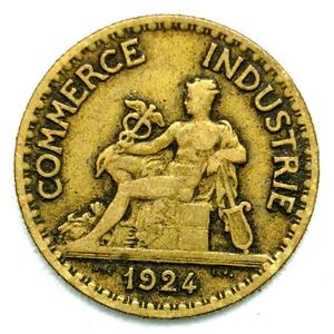 1924Cornucopia France 50 Centimes Coin, km884 - Beautiful Coin 🇫🇷 💠 - Picture 1 of 5