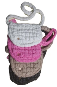 Simply Southern Preppy Quilted Puffer Bubble Shoulder Purse Bag CHOOSE #ST54 - Picture 1 of 8