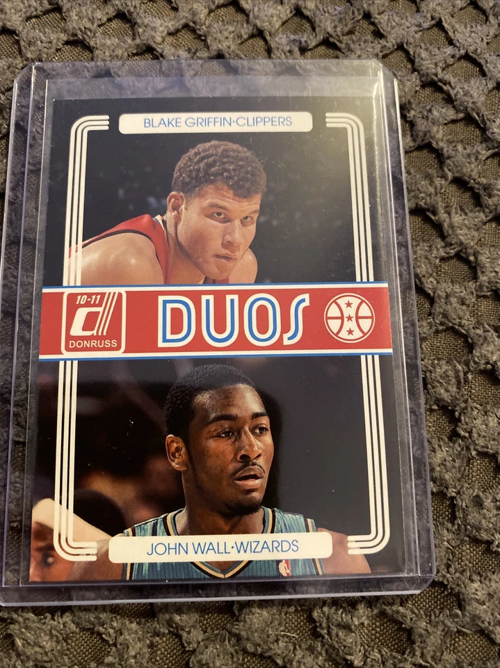 2010-11 Donruss Duos Wizards 篮球卡 #4 Blake Griffin/John Wall 新秀 — 第 1/1 张图片