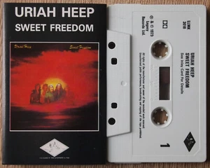URIAH HEEP - SWEET FREEDOM (LEGACY LLMK3016) 1980s UK REISSUE CASSETTE TAPE - Picture 1 of 3