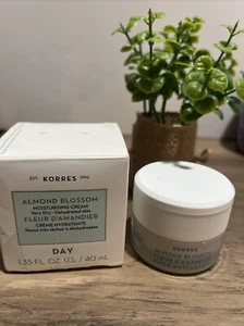 Korres ALMOND BLOSSOM Moisturising Cream Very Dry-Dehydrated Skin 1.35 oz. NIB - Picture 1 of 2