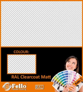 FELLO Peintures en poudre - Incolore matt de VERNIS 5KG POLYESTER - Picture 1 of 1