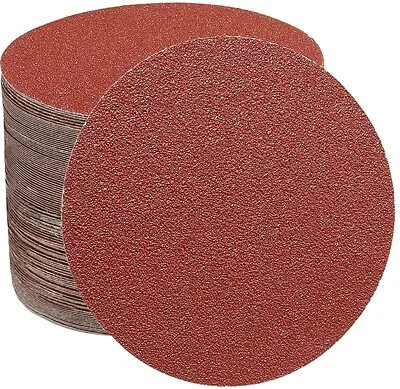 Schleifscheiben 125mm ohne Loch ungelocht Klett Exzenter Schleifpapier/blätter  - Bild 1 von 4