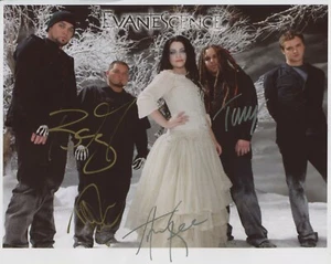 Evanescence (Band) SIGNED Photo 1st Generation PRINT Ltd 150 + Certificate / 1 - Picture 1 of 1