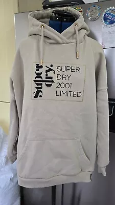 Moletom com capuz Superdry ANA UK 12 RELAXED FIT BEGE - Imagem 1 de 2