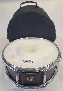 Gretsch Catalina Maple Snare Drum 14" x 5" Deep Cherry For Drum Band Set W/ Bag - Picture 1 of 13