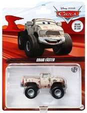 CRAIG FASTER - 1:55 Car Rusty Rust-eze Monster Truck, Disney Deluxe Cars Mattel