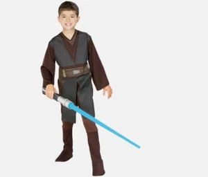 Kids Anakin Skywalker Star Wars Costume Jedi Halloween Book Week Fancy Dress - Picture 1 of 2