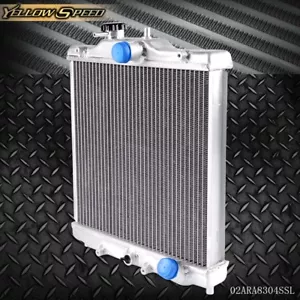 Fit For Honda Civic B16/18 Type R 92-00 In/Out 32mm 2 Row 42mm Aluminum Radiator - Picture 1 of 7