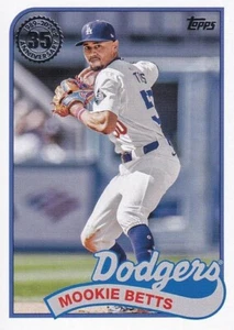 2024 Topps Update Series - 1989 Topps Baseball #89US-6 Mookie Betts - Dodgers - Picture 1 of 2