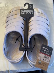 Mens GMG Rugged Shark Clog Size 5 - Blue Swirl - Picture 1 of 9