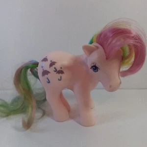 Paraguas brillantes vintage 1983 5" My Little Pony G1 Rainbow Pony MLP - Imagen 1 de 11