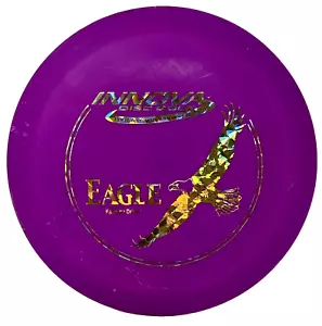 Innova Disc Golf Eagle DX Purple Gold Foil PFN Patent # Rancho No Ink 176g Used - Picture 1 of 11