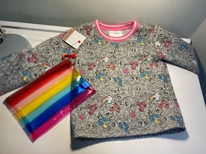 My Little Pony Movie Puff Embroidered Sweatshirt With Rainbow Case - Picture 1 of 3