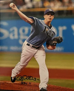 Jeremy Hellickson signed Rays Phillies Nationals 8x10 photo autographed MLB - Picture 1 of 2
