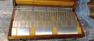Vintage Gauge Block Spacer Gage Set by Matrix of Great Britain Model: M-2479 - Picture 1 of 9