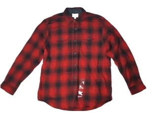 Field & Stream Men's Red Flannel Button Down Shirt, Long Sleeve size XL - Picture 1 of 6