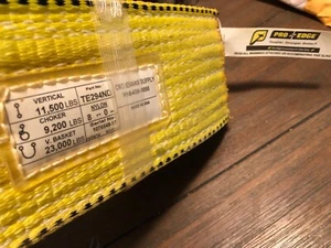 Liftex Pro-Edge 8'L x 4"W  Eye x Eye Poly Web Sling Twisted Eyes Belt TE294ND - Picture 1 of 3