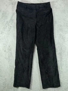 New Directions Womens 8 Pants Dark Gray Corduroy Trousers Straight Leg 34X32 - Picture 1 of 9