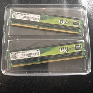 Patriot G2 series 4GB x2 DDR3 1333MHZ PG34G1333EL PE000185 1.5V GAMING Ram 240p - Picture 1 of 2