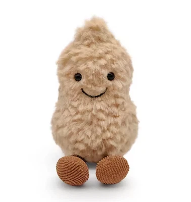 Jelly Cat 16 cm kleine Erdnuss-Plüschpuppe, Dekoration, Anhänger, niedliches - Bild 1 von 4