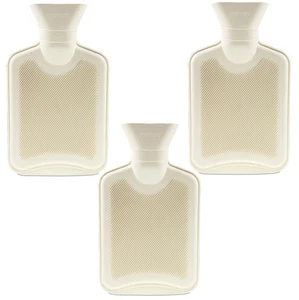 Bottiglia acqua calda 2L antidolorifico inverno più caldo notte standard britannico 3 pezzi - Foto 1 di 2