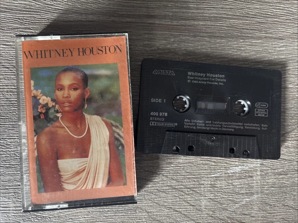 WHITNEY HOUSTON - Self Titled : Cassette Album - Arista Records 1985 - VG+ - Image 1 of 4