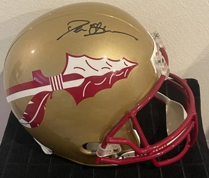 DEION SANDERS AUTOGRAPHED SIGNED FLORIDA STATE SEMINOLES FULL SIZE HELMET JSA - Picture 1 of 10
